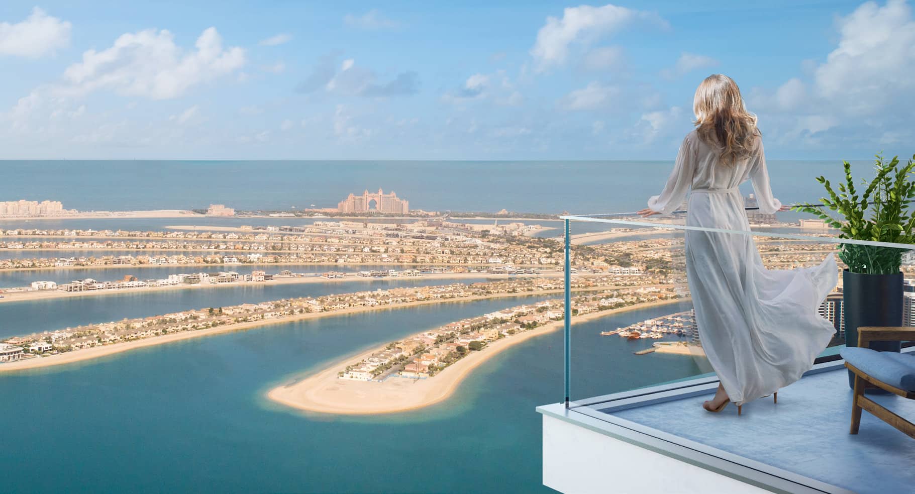 Emaar Beachfront off plan apartments on the Dubai Harbour waterfront